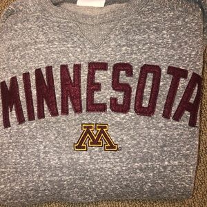 champion minnesota crew neck size medium